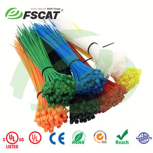 Attache-câble autobloquant en plastique coloré FSCAT 2,5x100 mm Nylon 66 Applications industrielles de liaison électrique -40~+85 - Product Image 5