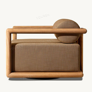 Juego de sofá de teca de hotel de lujo Juegos de <span class=keywords><strong>restauración</strong></span> de calidad de lujo Muebles de exterior Diseño Juego de sofá de jardín - Product Image 4