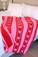 Couverture de lit en peluche tricotée légère, motif animal/rayures, pour l'hiver et Noël, idéale pour l'avion, vente en gros