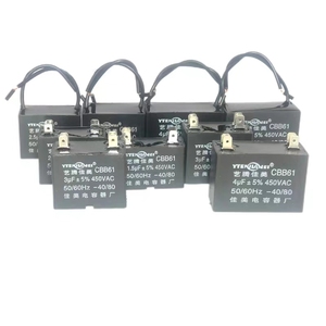 ผลิตในประเทศจีน ชิ้นส่วนอิเล็กทรอนิกส์คุณภาพสูง CBB65 60uf 450v AC ตัวเก็บประจุสำหรับเครื่องปรับอากาศ - Product Image 4