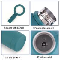 Offres Spéciales 500ml Double Paroi En Acier Inoxydable Fiole À Vide Bouteille D'eau Logo Personnalisé pour Cadeaux D'affaires En Gros Promotion