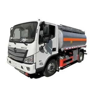 Foton auman 5000 리터 연료 탱크 트럭 4X2 오일 연료 탱커 트럭 판매