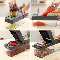 14 In 1 Multifunctionele Keuken Groentesnijder Fruit-En Groentegereedschapssnijder Hakselsnijmachines Keukenaccessoires
