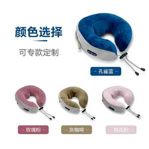 Oreiller de massage vibrant personnalisé de type UC, masseur de cou électrique avec compresse chaude et pétrissage, rechargeable par USB - Product Image 4