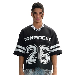 T-shirt en jersey à manches courtes pour homme <span class=keywords><strong>EtaI</strong></span>, imprimé lettres vintage, maille respirante de haute qualité, coupe ample, tendance, marque - Product Image 6