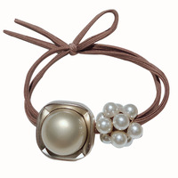 Accessoires pour cheveux faits main style décontracté Instagram, serre-tête en perles, élastique rétro pour cheveux, vente en gros pour adultes