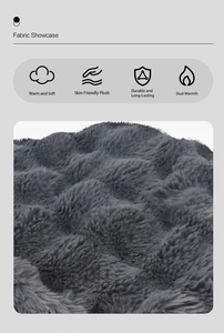 Poncho chauffant électrique USB réglable avec fil chauffant, <span class=keywords><strong>couverture</strong></span> châle à commande tactile, confortable, portable, en peluche, lavable, pour l'hiver - Product Image 6