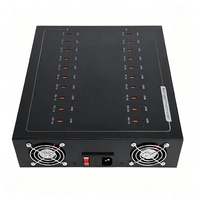Station de charge en vrac KABBOL 1200W, 20 ports Type C PD, chargeur rapide 65W par port, coque en alliage d'aluminium, chargeur de bureau multiport