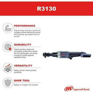 ประแจวงล้อไร้สาย Ingersoll Rand R3130 ขนาด 3/8 นิ้ว 20V แรงบิด 54 ฟุต-ปอนด์ เครื่องมือซ่อมรถยนต์ - Product Image 5