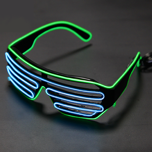 Lunettes LED éclairer <span class=keywords><strong>les</strong></span> nuances clignotant Rave fête de mariage lunettes lumineux brillant nuit spectacles décors activités fourniture de noël - Product Image 4