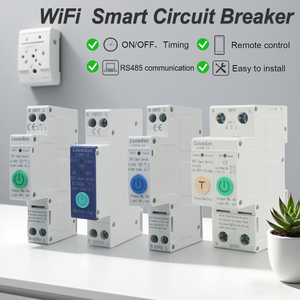 2p mcb האחרון עיצוב מתג wifi חכם עבור בית חכם עם תזמון ופונקציות עיכוב מפסק - Product Image 4