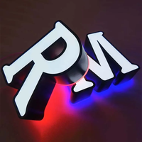 Letras LED con Certificación CE y RoHS, IP65, Iluminación Frontal y Trasera, Letras de Canal, Letrero Comercial, Letrero Exterior, Letrero para Tienda