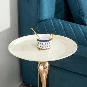 Mesa de <span class=keywords><strong>consola</strong></span> moderna de <span class=keywords><strong>metal</strong></span> blanco multiusos para sala de estar, apartamento, Hotel, comedor, dormitorio, muebles para el hogar - Product Image 6