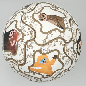 Ballon de <span class=keywords><strong>football</strong></span> en PU pour enfants avec logo personnalisé en gros Jouet de <span class=keywords><strong>football</strong></span> à liaison thermique pour animaux de <span class=keywords><strong>zoo</strong></span> taille 5 pour cadeau - Product Image 3