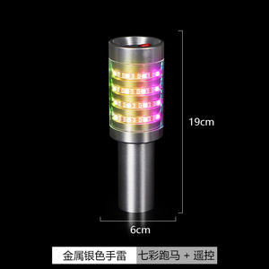 Bastón estroboscópico LED estilo <span class=keywords><strong>granada</strong></span>, botella de champán intermitente recargable, palo de Flash, luz de servicio de llamada Sparkler - Product Image 5