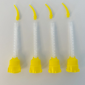 Cabezal mezclador de silicona dental para ortodoncia, tipo punta de vaca, desechable, para inyección de impresiones, cabezal agitador para uso doméstico y comercial - Product Image 2