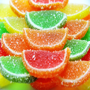 Bán buôn nhiều màu trái cây Hương vị Gummy Kẹo Cam Dưa Hấu lát hình thái lát đa Thạch trái cây kẹo - Product Image 2