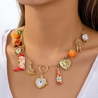 Colliers Bohèmes d'Été pour Femme, Bijoux de Plage avec Étoiles de Mer et Coquillages, Breloques Vie Marine, Perles Faux Perles et Corail, Style Bouddhiste