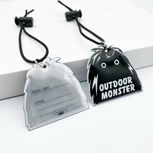 Etiqueta reflectante personalizada, llavero reflectante de seguridad, llavero reflectante de Vinilo Suave, Reflector colgante, etiquetas de dijes reflectantes - Product Image 5