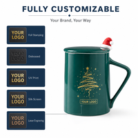 Tasse à eau Santa en édition limitée pour cadeau du Nouvel An, commande en gros, service OEM, livraison rapide, faible MOQ, prix de gros