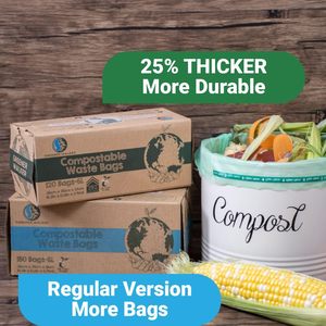 Factory Custom Eco Friendly 100% Biodegradable <strong>Compost</strong> Cornstarch Garbage Bags