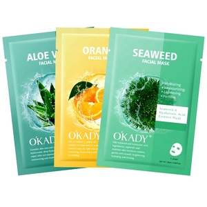 OKADY-mascarilla con Control de aceite calmante, celebración de aniversario, <span class=keywords><strong>Gel</strong></span> de <span class=keywords><strong>Aloe</strong></span> <span class=keywords><strong>Vera</strong></span> orgánico, 200ml, Compre 1 y obtenga 5 máscaras de fruta gratis - Product Image 6