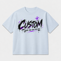 Kaos Polos Premium 240GSM Katun Murni dengan Potongan Longgar, Kaos Streetwear Berat untuk Gaya Kasual Pria