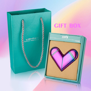 Đèn Pin Sạc Usb Dạng Gấp Hình Tình Yêu Thiết Kế Mới 2022 Có Bật Lửa Cuộn Dây Quà Tặng Ngày Valentine Cho Bạn Trai Và Bạn Gái - Product Image 4