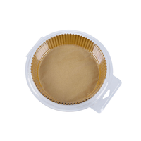 Papier sulfurisé jetable antiadhésif, résistant à l'huile, écologique, compatible four et friteuse à air, et papier de cuisson