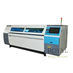 Stampatrice CMYK con stampanti a getto di inchiostro di cartone cartone ondulato a 4 colori digitali completamente automatiche