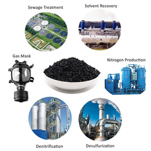 Purificateur d'air à charbon actif 4mm granulés <span class=keywords><strong>de</strong></span> charbon bitumineux charbon actif <span class=keywords><strong>biogaz</strong></span> H2s absorbant - Product Image 3