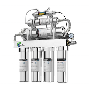 <span class=keywords><strong>Depuratore</strong></span> d'<span class=keywords><strong>Acqua</strong></span> RO a 8 Stadi con UV da 600GPD <span class=keywords><strong>per</strong></span> Uso Domestico, Struttura Interamente in Acciaio Inox con Manometro - Product Image 1