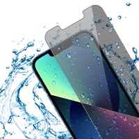 Lot de protections d'écran en verre trempé anti-rayures et anti-espionnage pour iPhone 13, 13 Pro, 14, 15, 16, 17 Pro Max