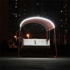 Silla Colgante LED Inteligente con Control Remoto, Decoración Moderna para Jardín Exterior, Muebles Colgantes Tipo Huevo, Patio, <span class=keywords><strong>Parque</strong></span> Infantil - Product Image 5