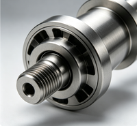 Tige filetée à paliers usinée CNC sur mesure par électroérosion à fil, en acier inoxydable de précision résistant à l'usure pour transmission automatisée