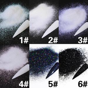 <span class=keywords><strong>Poudre</strong></span> de <span class=keywords><strong>sucre</strong></span> noir brillante de 10 g, paillettes pour ongles, pigment coloré fin, effet <span class=keywords><strong>sucre</strong></span> noir pour la décoration des ongles en DIY - Product Image 3
