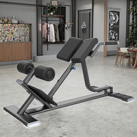 Équipement de musculation professionnel Banc romain en métal réglable avec cadre d'étirement du dos pour la musculation Entraînement de levage de poids