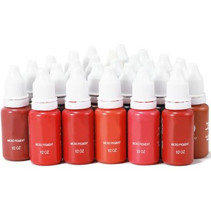 Tinta de Pigmento de Alta Calidad de 15 ml, Maquillaje Permanente, Microblading, Sombreado de Cejas, Micropigmentación, Tinta Cosmética para Tatuajes de Labios, 1 Botella - Product Image 3