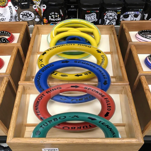 Anillo Tennikoit de tamaño estándar, material de goma ligero de larga duración, excelente agarre, multicolor, diseñado para juegos - Product Image 6
