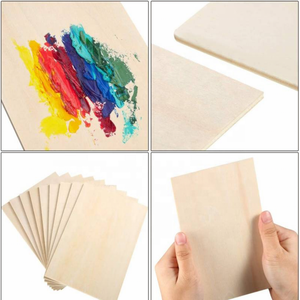 Tarjetas de felicitación personalizables de madera en blanco para hotel en casa o uso personal para pintura DIY y arte de chips - Product Image 3