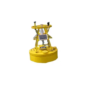 Yellow Marker Buoys In Water Marine Navigation Beacon Buoy Marine Navigation Markers