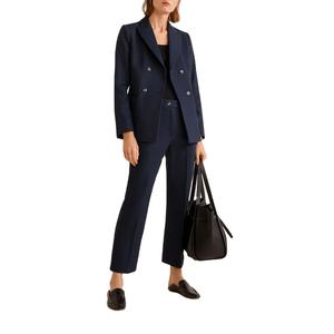 Il nuovo Disegno Del Cotone Della Signora Abito Formale di Lana Si Fondono <span class=keywords><strong>Con</strong></span> Due Tasche Laterali - Product Image 1