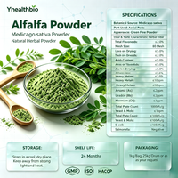 Poudre d'alfalfa déshydratée moulue, fournisseur professionnel, soutien aux références de formulation pour les équipes de R&D alimentaire