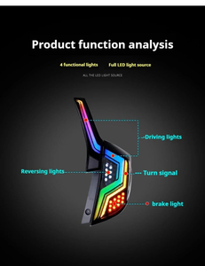Nueva Luz Trasera LED para Honda Fit Jazz con Función de Escaneo, 12V, Universal, Compatible con Honda Fit Jazz 2014-2020, Venta al Por Mayor - Product Image 2