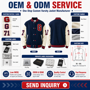 Veste de baseball enduite pour homme, coupe-vent, à capuche, avec numéros et lettres 3D appliqués, manches contrastantes, poignets côtelés et ourlet boutonné - Product Image 5
