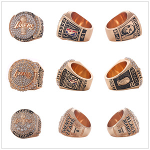 Ensemble de 6 bagues pour femmes, commémoratives de la retraite de Kobe Bryant, en <span class=keywords><strong>pierre</strong></span> naturelle, alliage électroplaqué, <span class=keywords><strong>perle</strong></span>, AliExpress - Product Image 4
