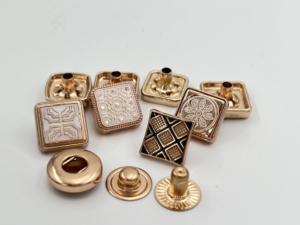 Oem & ODM hồi giáo thobe Snap Nút Kẽm hợp kim kim loại nhấn nút với mạ phong cách cho hàng may mặc của nhà sản xuất Shank thiết kế - Product Image 5