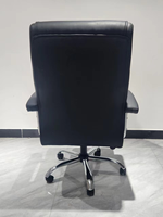 Chaise de bureau en cuir PU de qualité supérieure, directement de l'usine, pour bureau de direction, chaise de bureau ergonomique avec accoudoirs épaissis