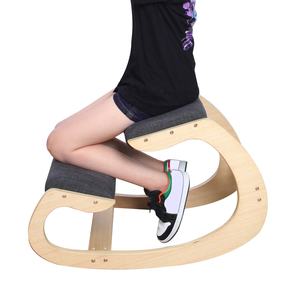 <span class=keywords><strong>Chaise</strong></span> ergonomique réglable en bois pour <span class=keywords><strong>posture</strong></span> droite <span class=keywords><strong>Yoga</strong></span> Rocking Kneeling Chair - Product Image 5