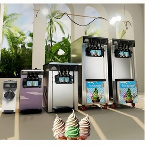 Máquina de Helado Industrial de Producción Continua de 25L/H para Panadería, para Conos de Helado Suave, Snacks y Leche Helada, con Funcionamiento Automático - Product Image 2